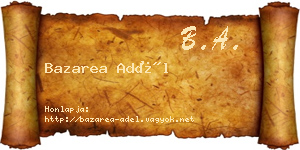 Bazarea Adél névjegykártya